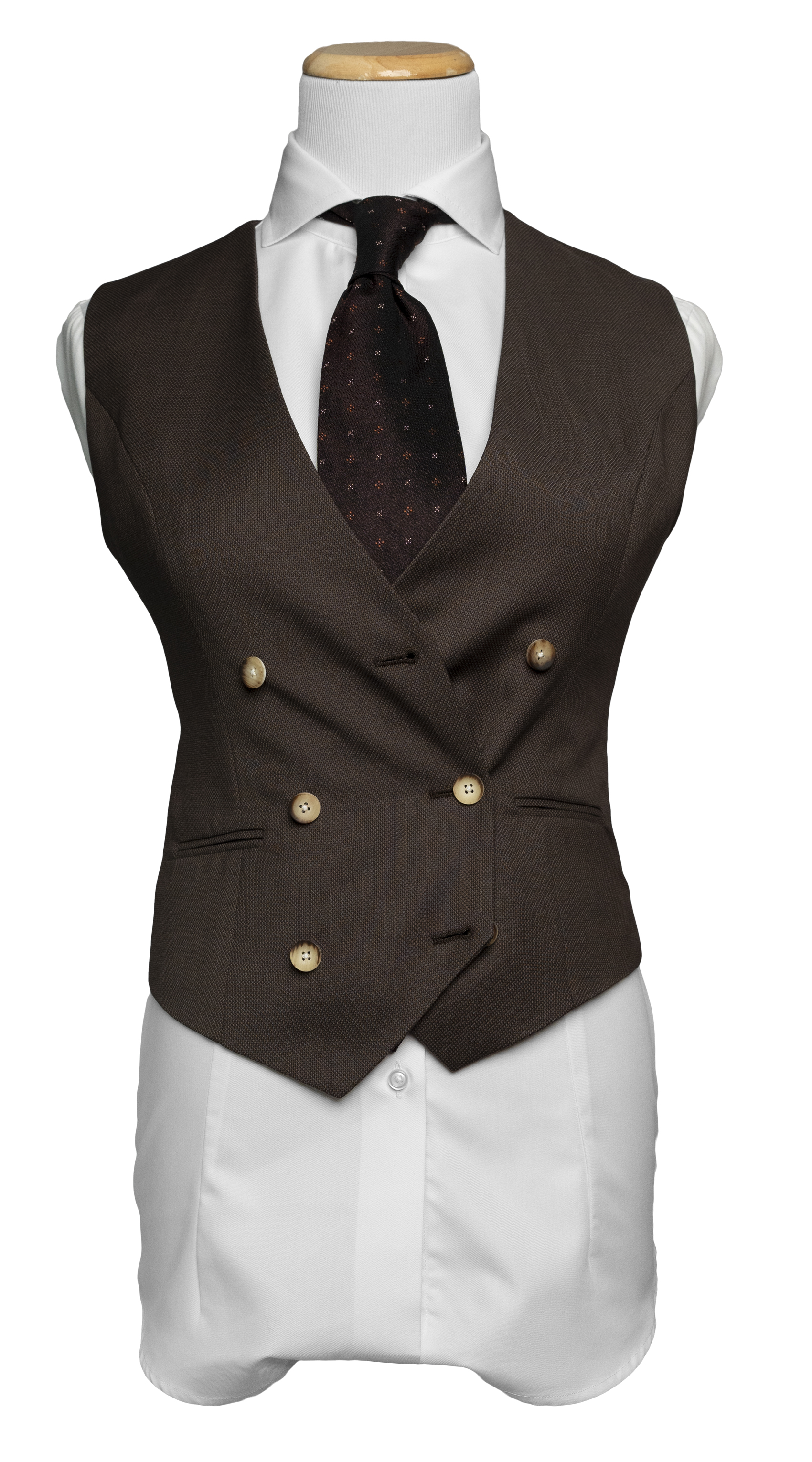 Espresso Brown Wool Suit