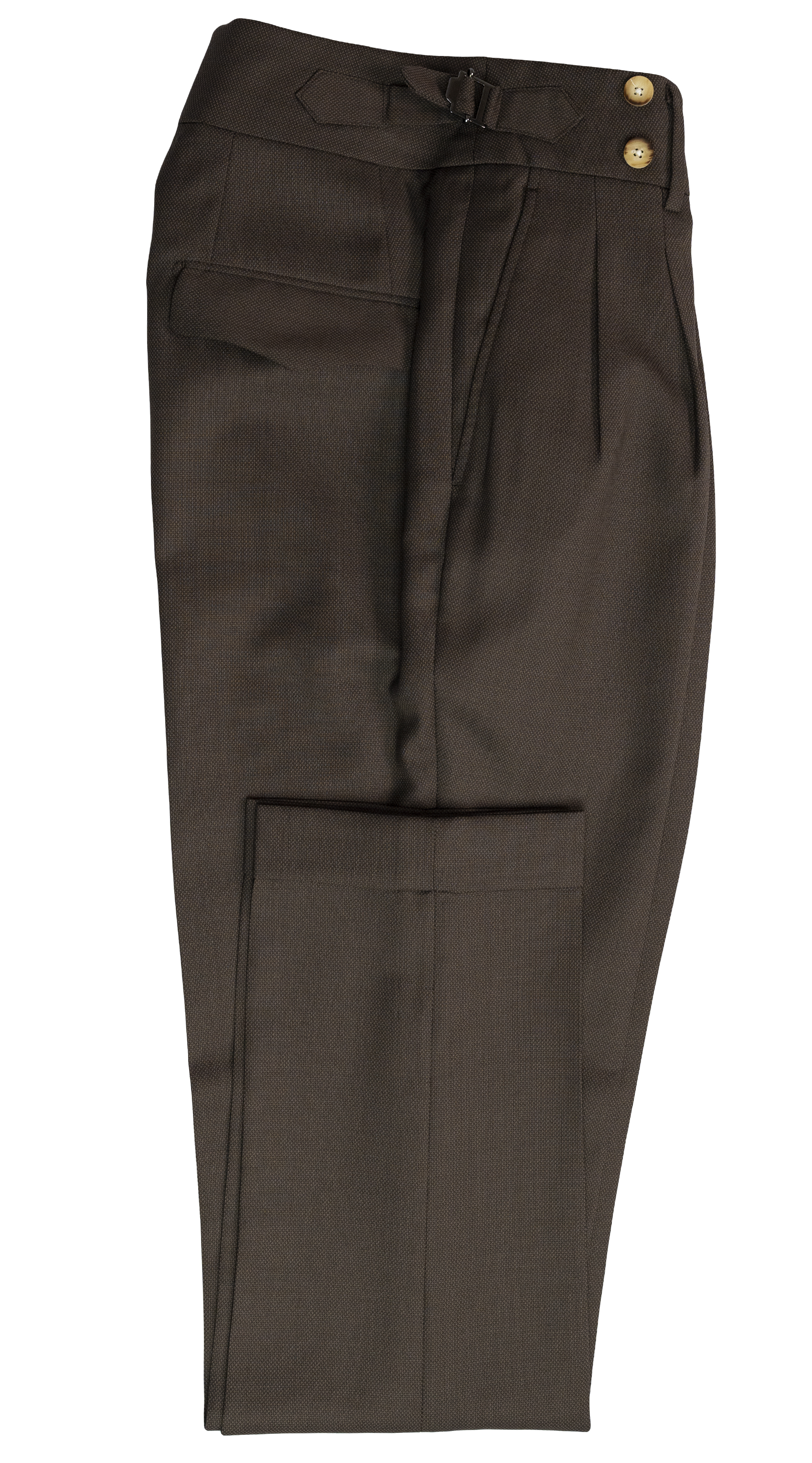 Espresso Brown Wool Suit