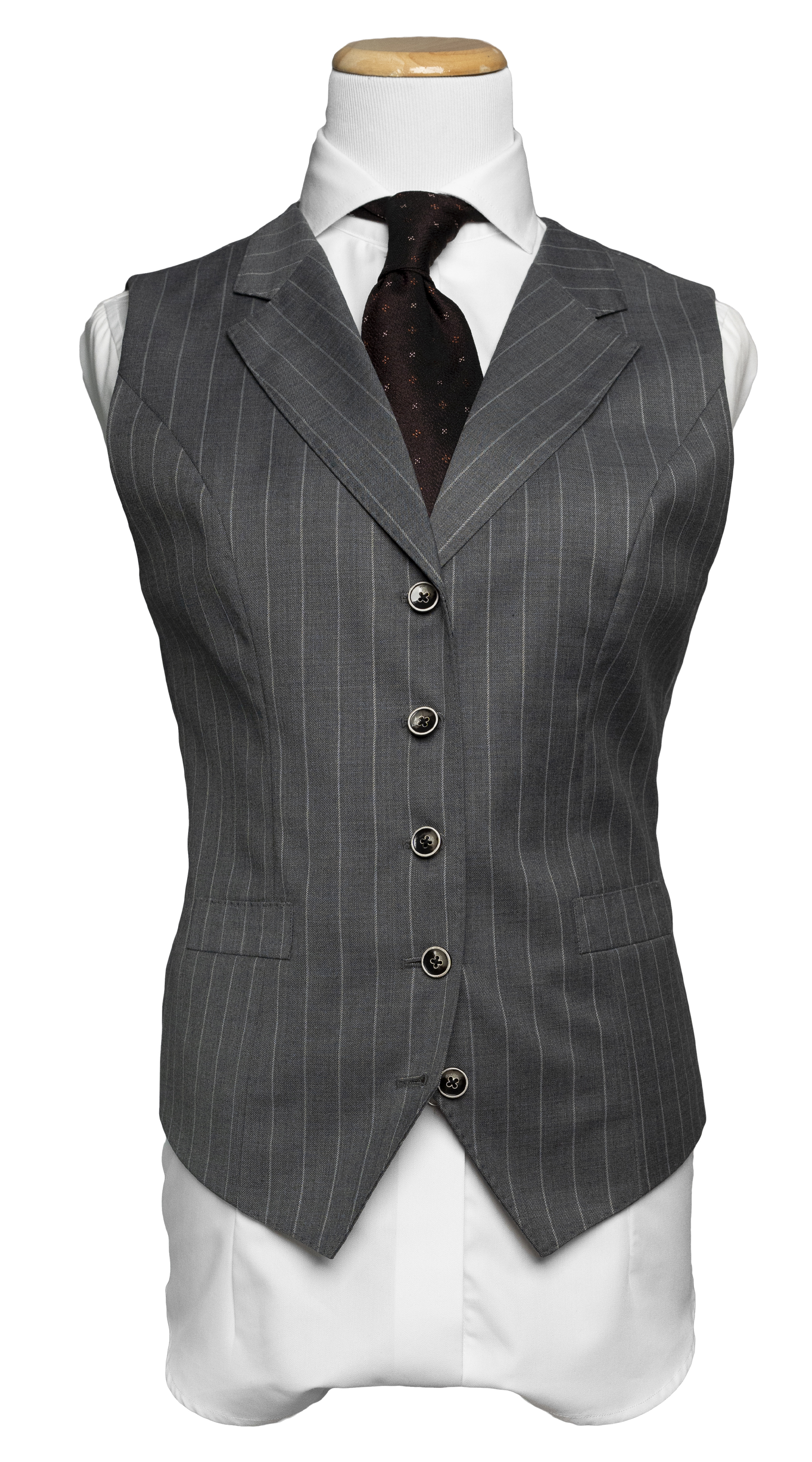 Charcoal Grey Pinstripe Suit