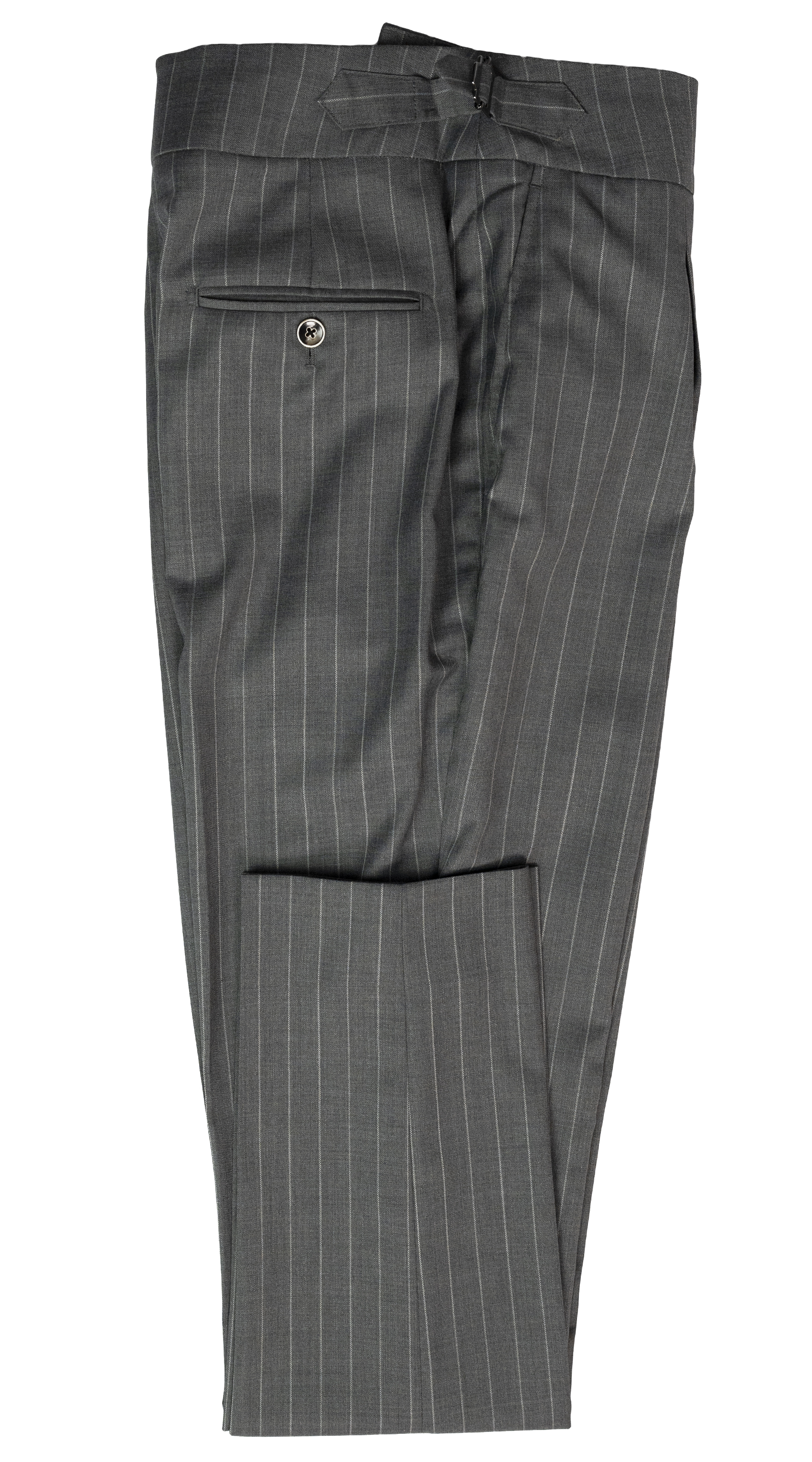 Charcoal Grey Pinstripe Suit