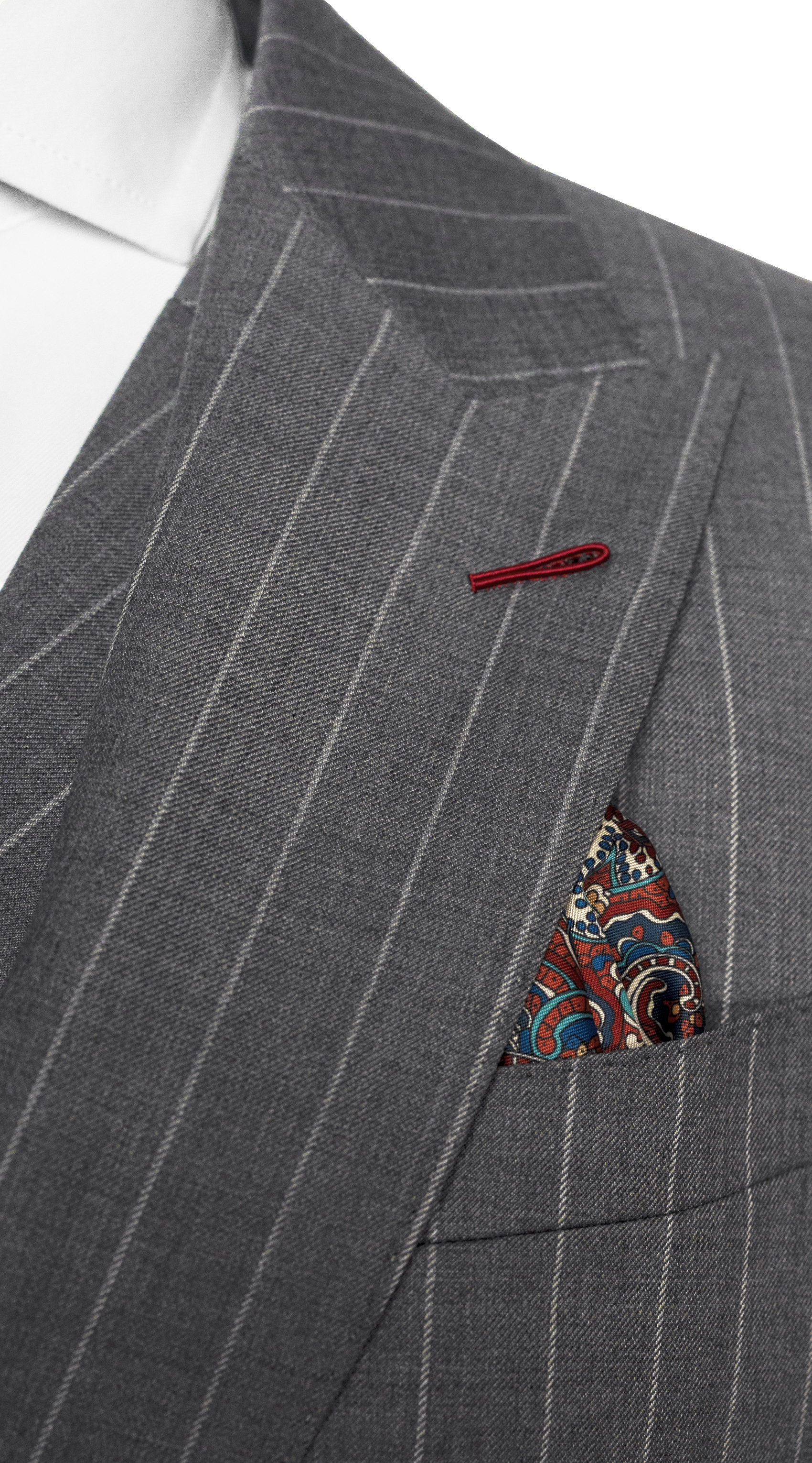 Charcoal Grey Pinstripe Suit