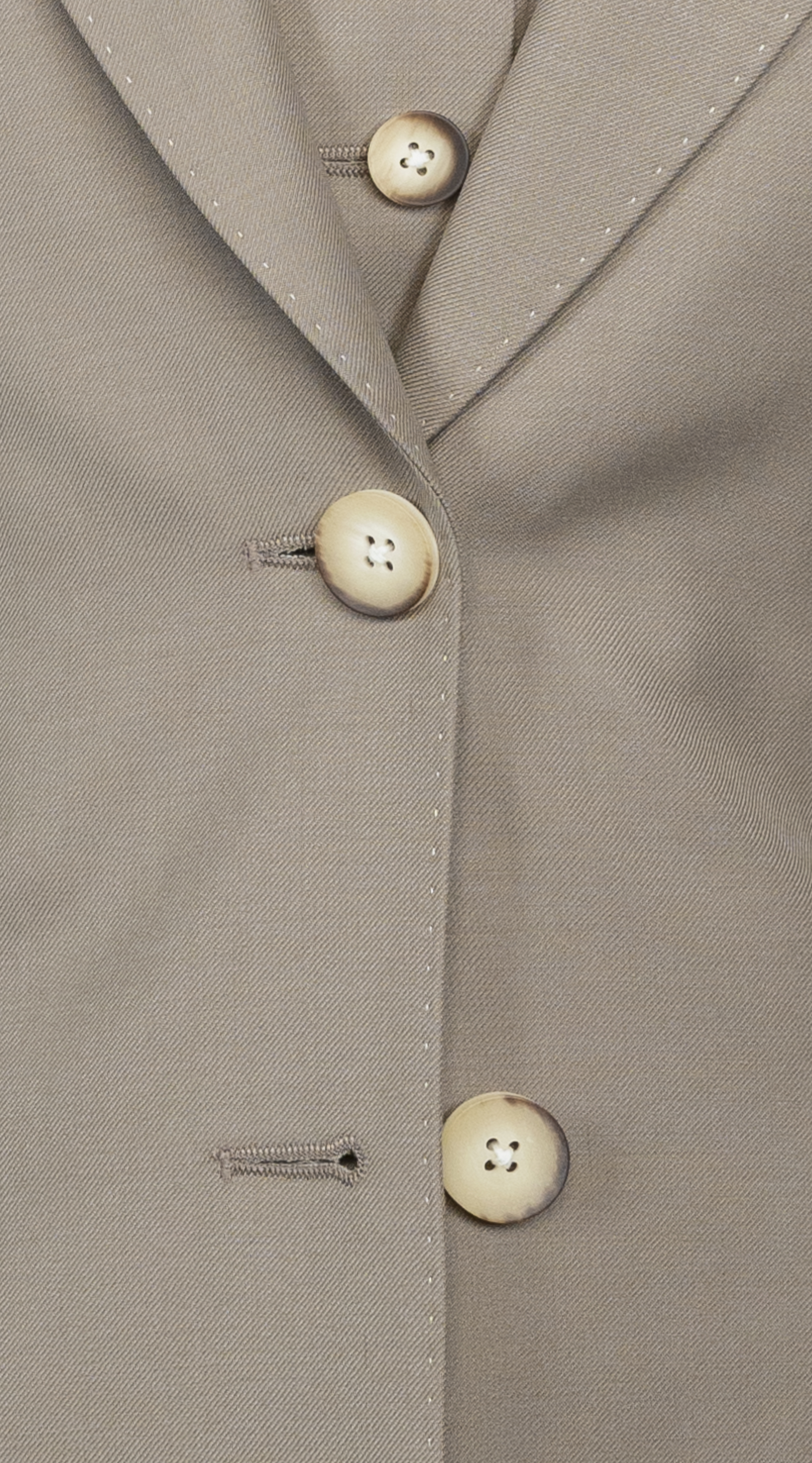 Almond Beige Wool Suit