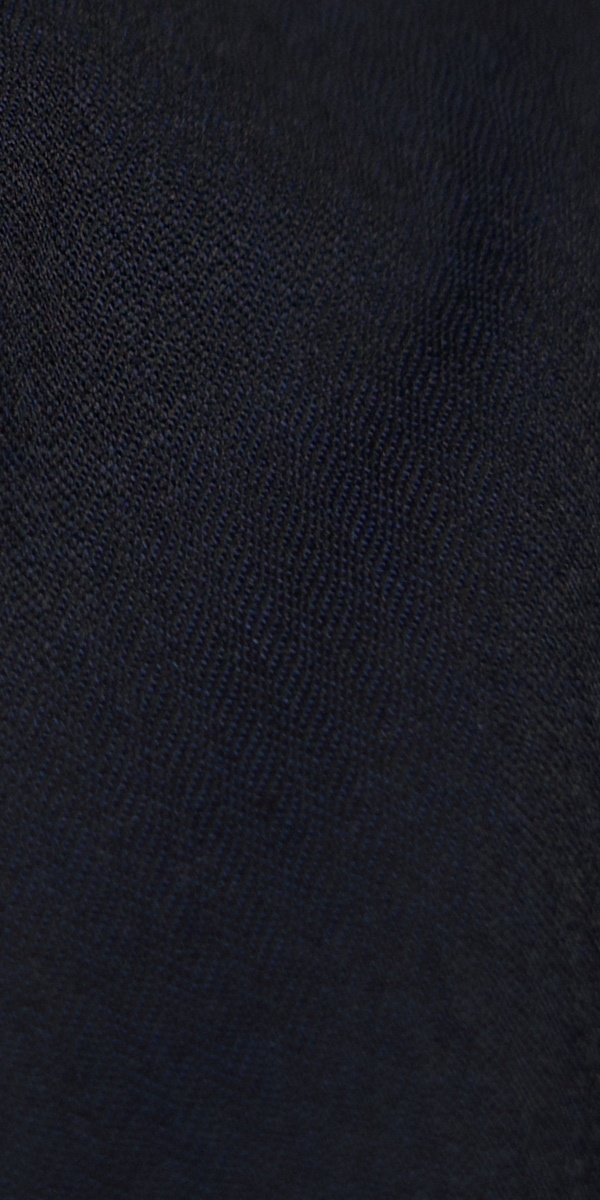 Midnight Blue Micro-Herringbone Wool Suit