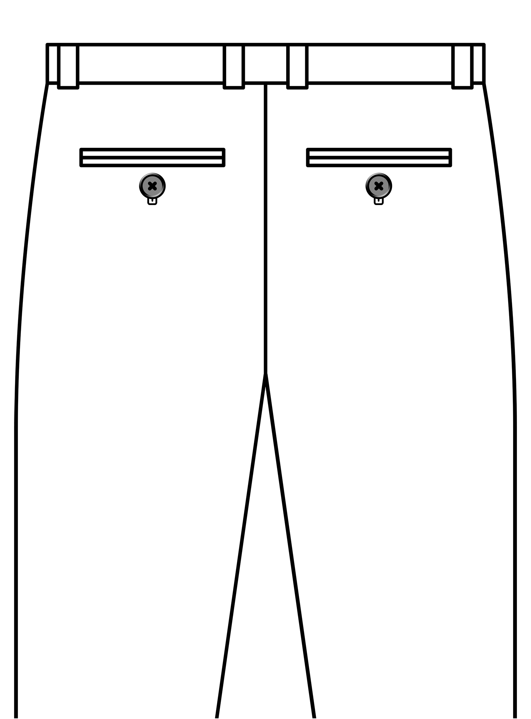 Pant Back Flap