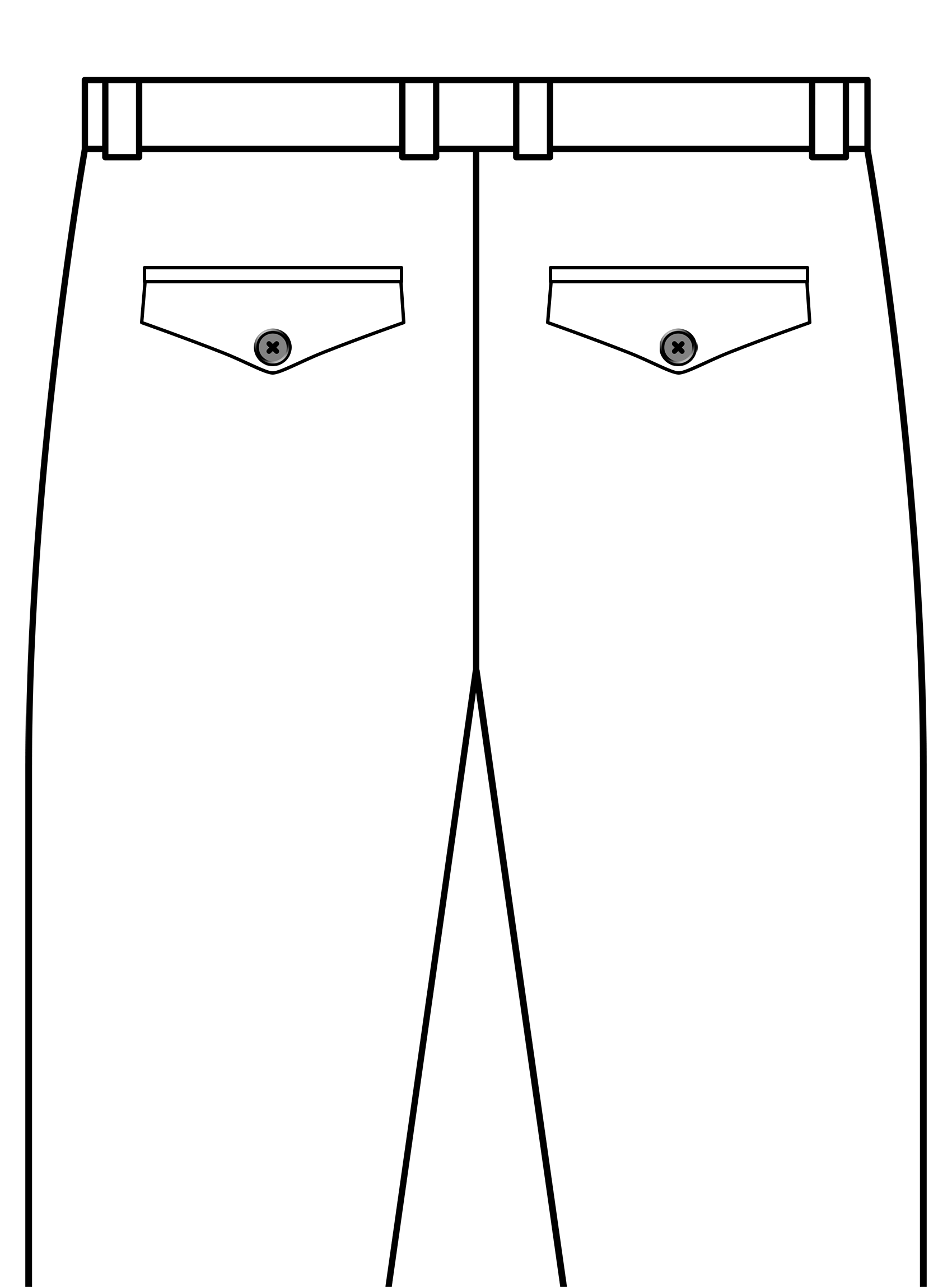 Pant Back Flap