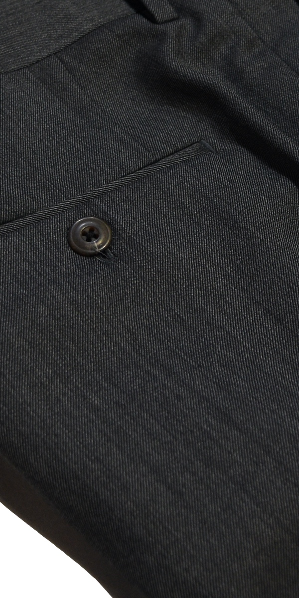 Grey Denim Wool Suit