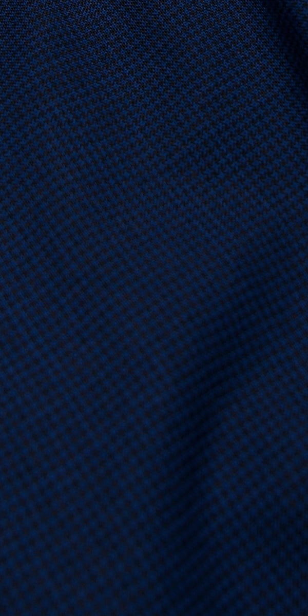 Blue Houndstooth Comfort Wool Suit