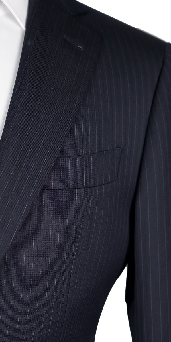 Blue Small Pinstripe Suit