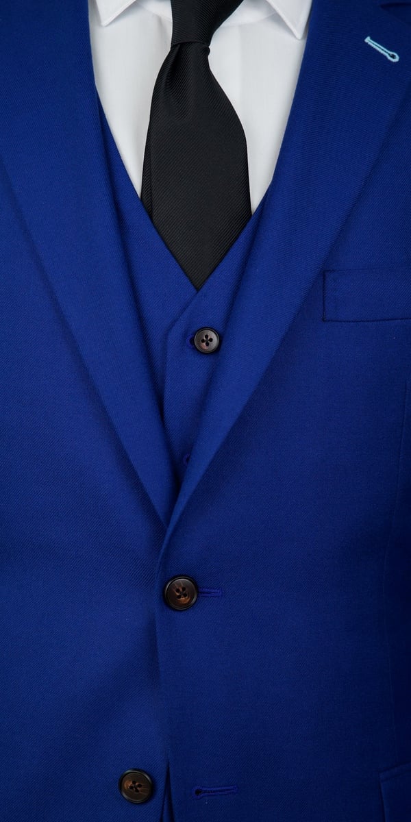 Egyptian Blue Wool Suit
