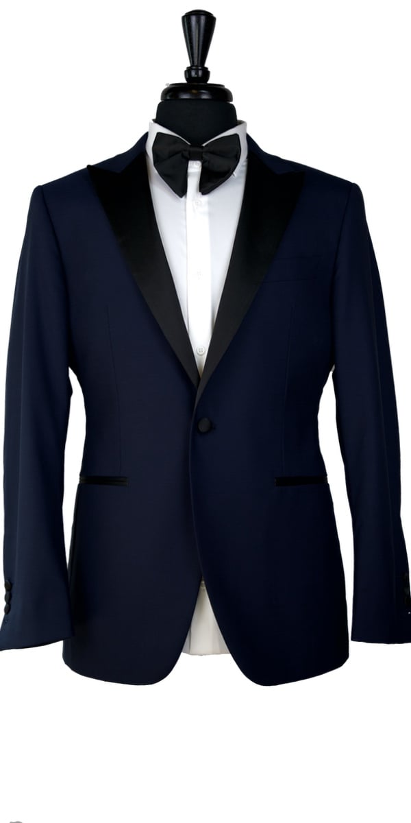 Oxford Blue Subtle Pinstripe Tuxedo