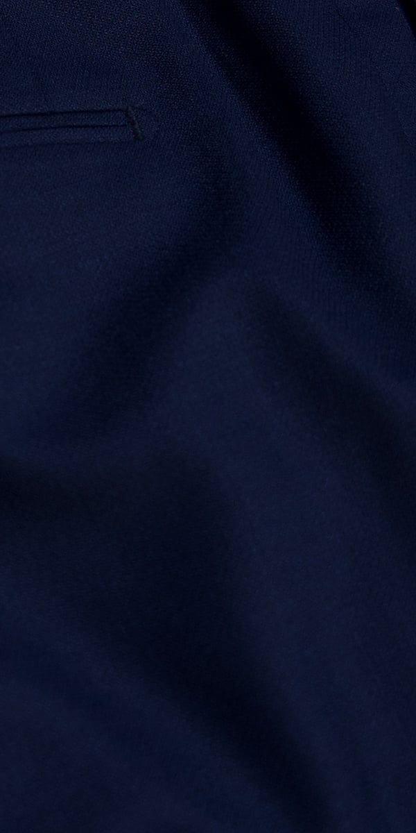 Blue Dobby Wool Tuxedo