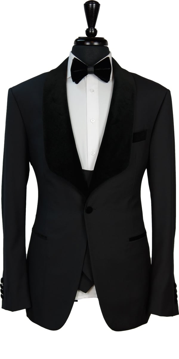 Classic Black Wool Tuxedo Classic Black Wool Tuxedo