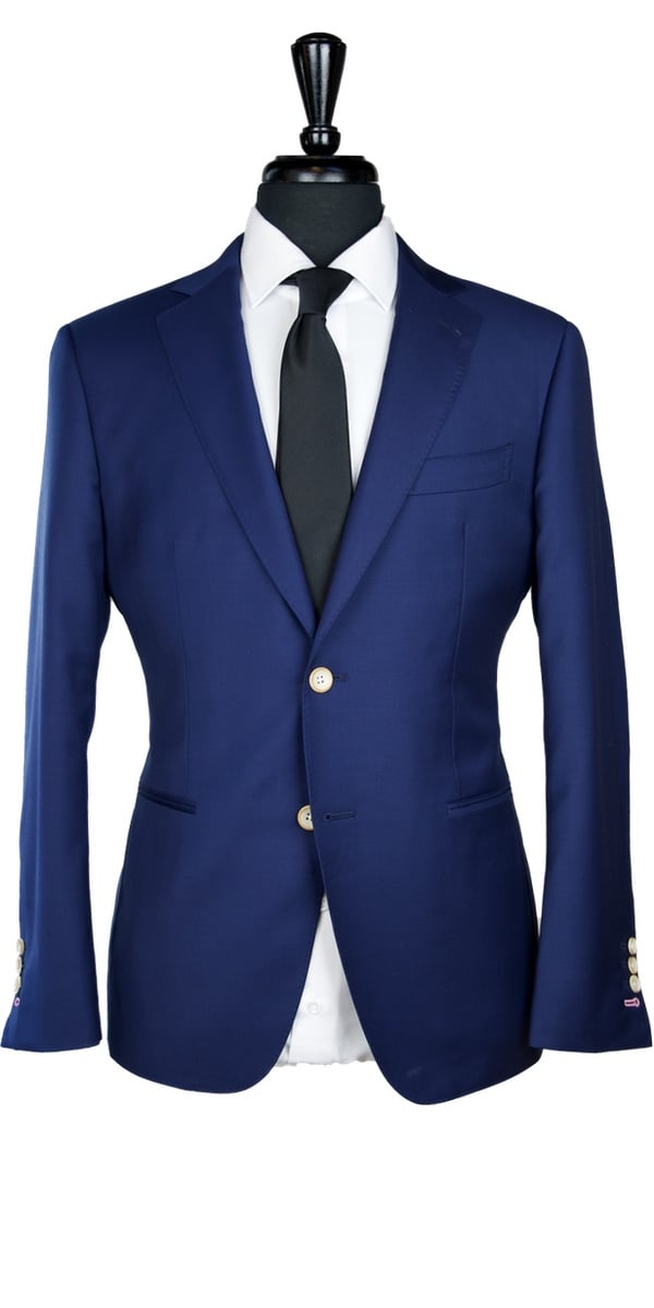 Navy Blue Twill Wool Suit Navy Blue Twill Wool Suit