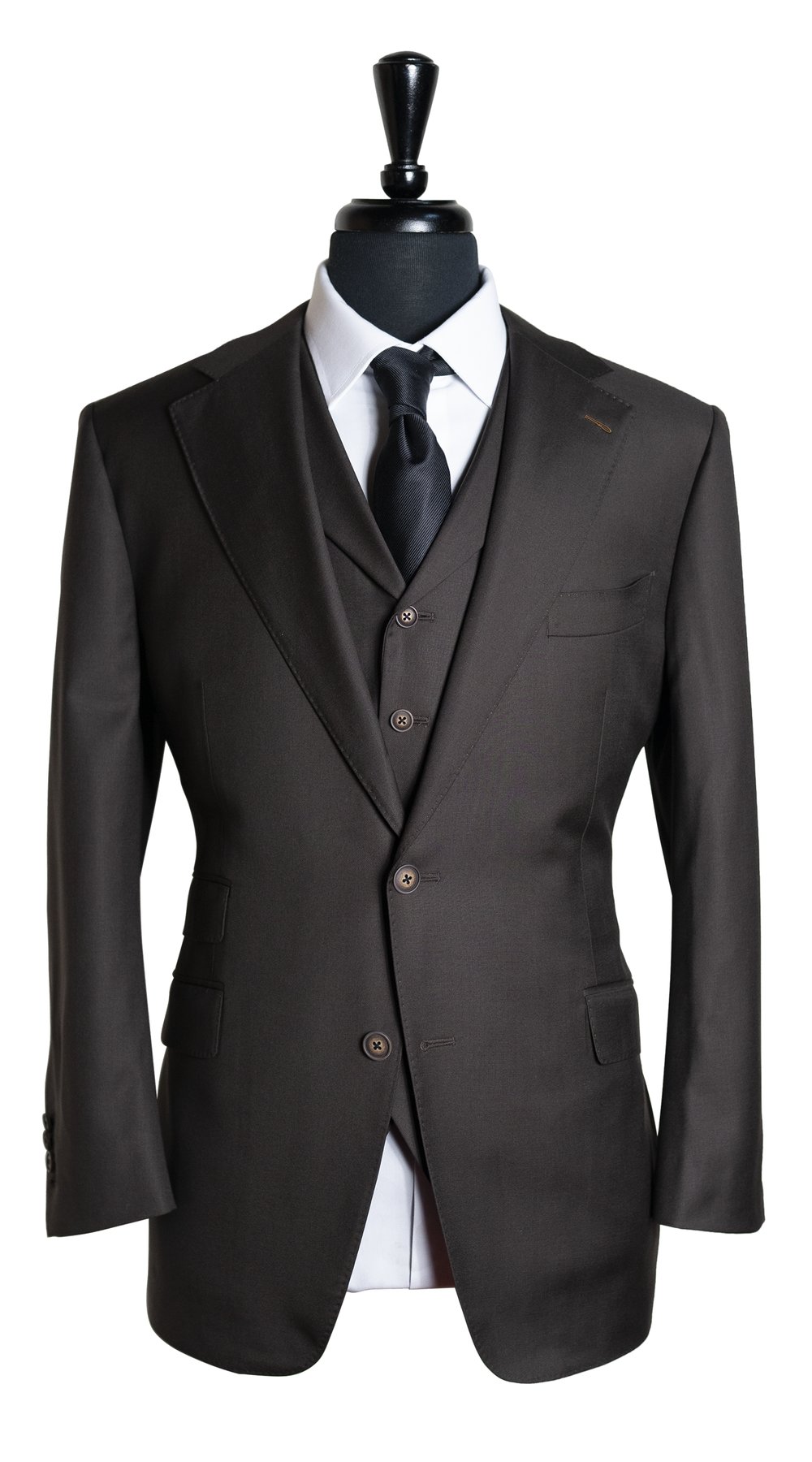 Chocolate Brown Wool Suit Chocolate Brown Wool Suit