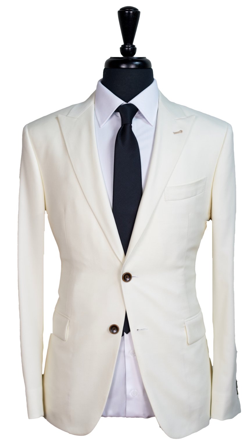 Porcelain White Wool Suit Porcelain White Wool Suit