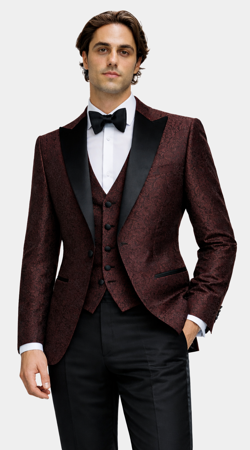 Tuxedo Jacquard Baroque Bourgogne Tuxedo Jacquard Baroque Bourgogne