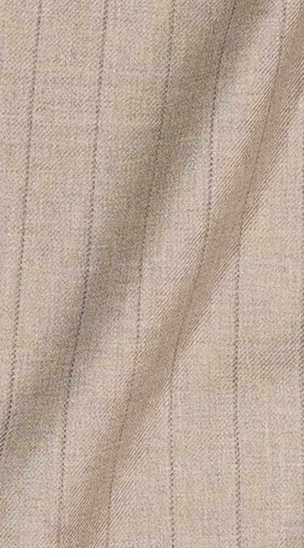 Taupe Pinstripe Double-Breasted Suit
