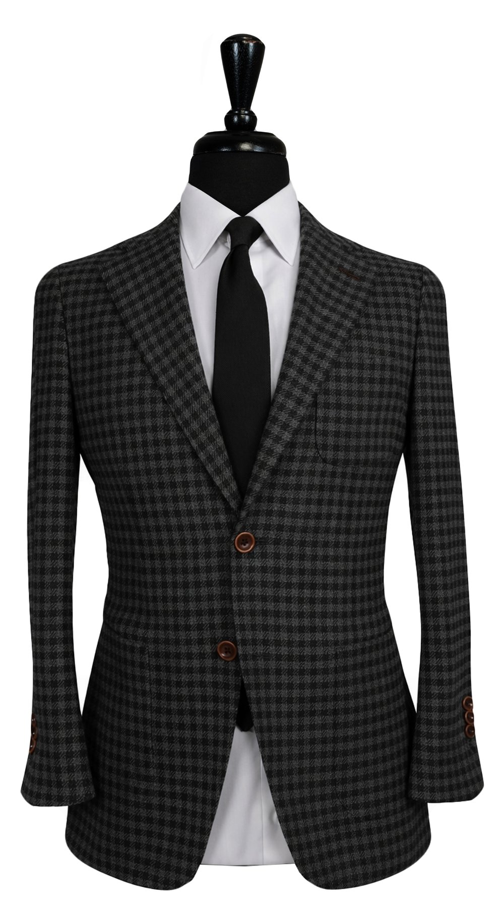 Black Gingham Check Windsor Suit