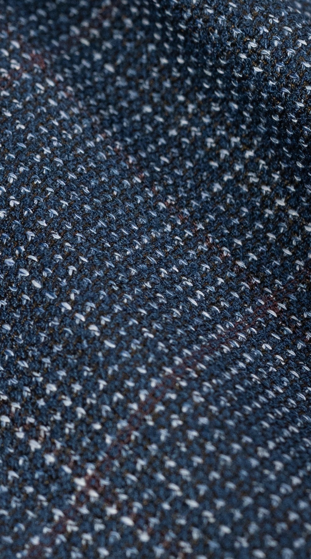 Blue Flecked Wool Suit