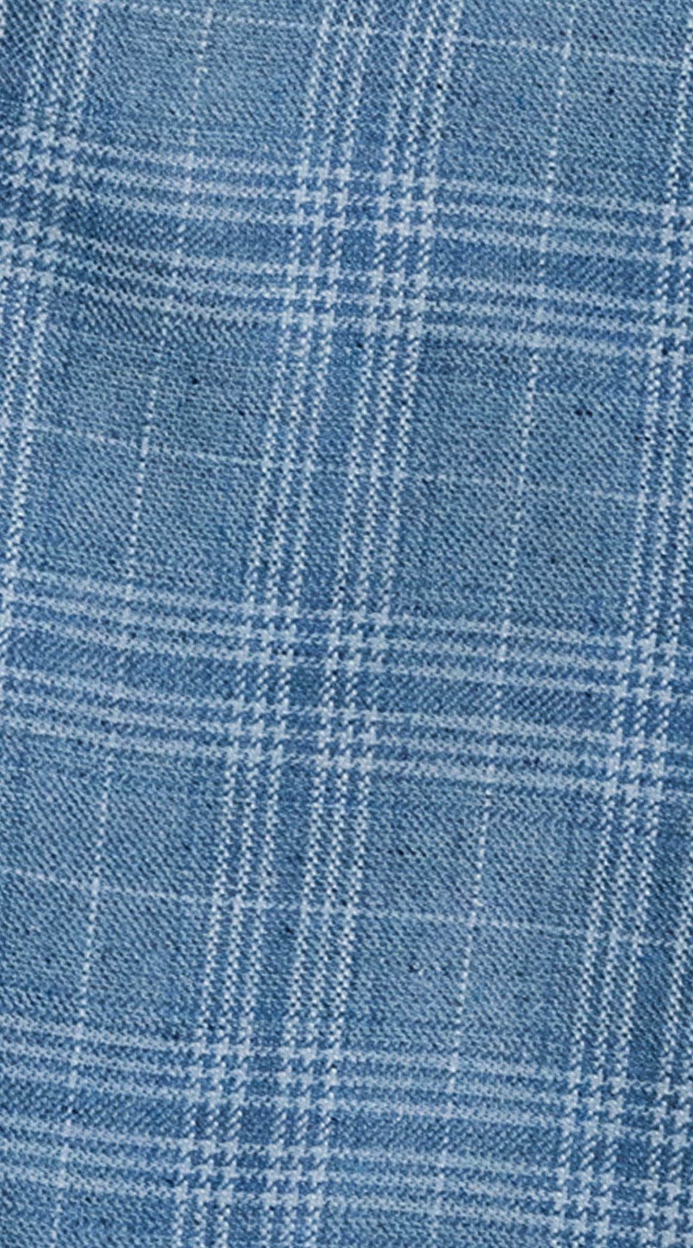 Blue Glen Plaid Wool Suit