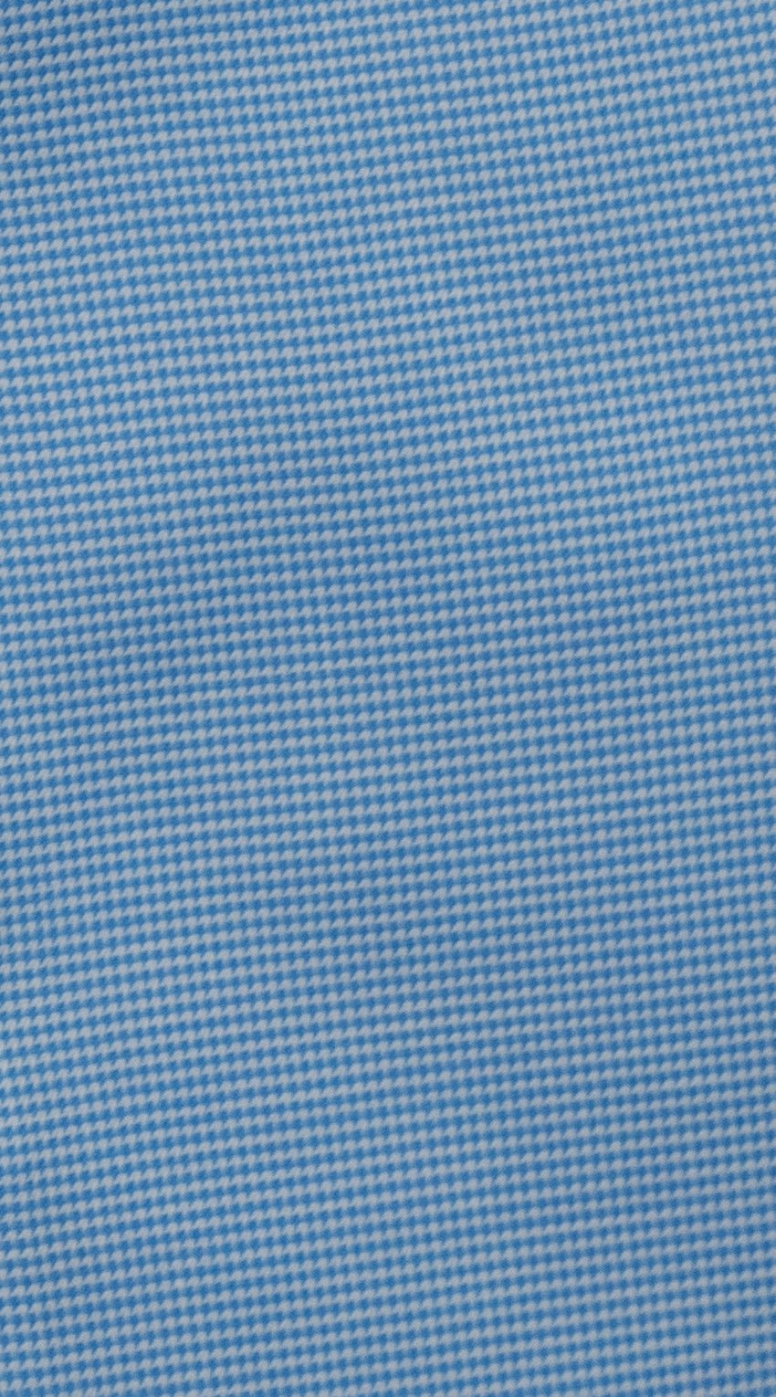 Chemise Habillée Bleu Micro-Gingham