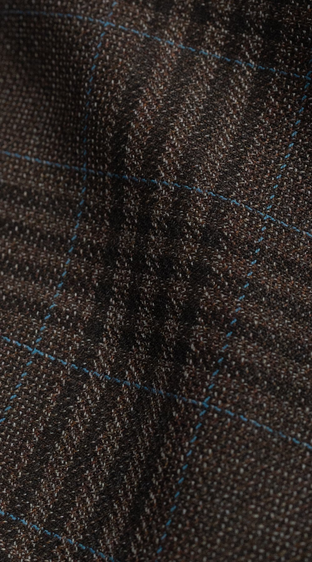 Brown Glen Plaid Three-Piece Suit