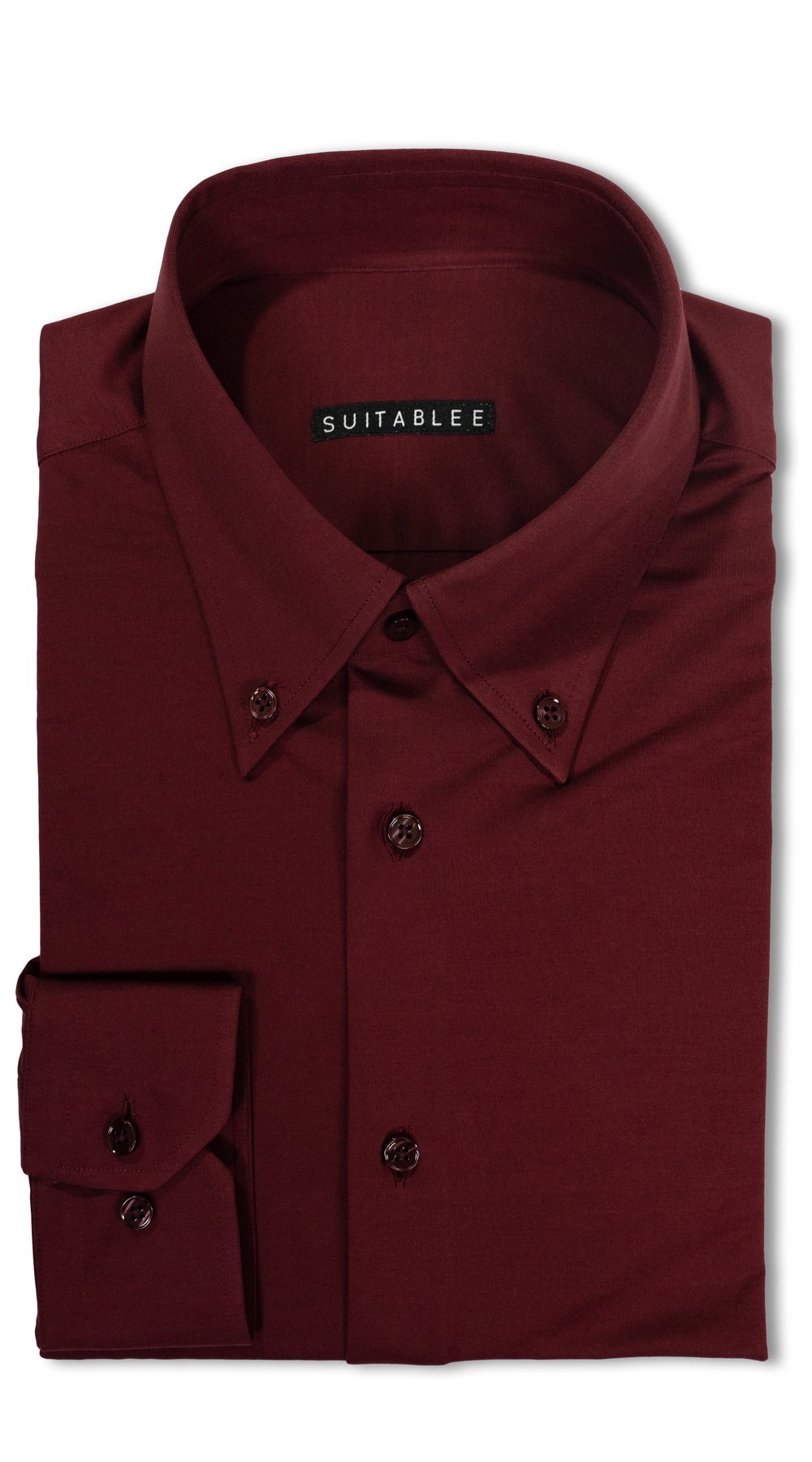 Chemise Habillée Stretch Bordeaux Chemise Habillée Stretch Bordeaux