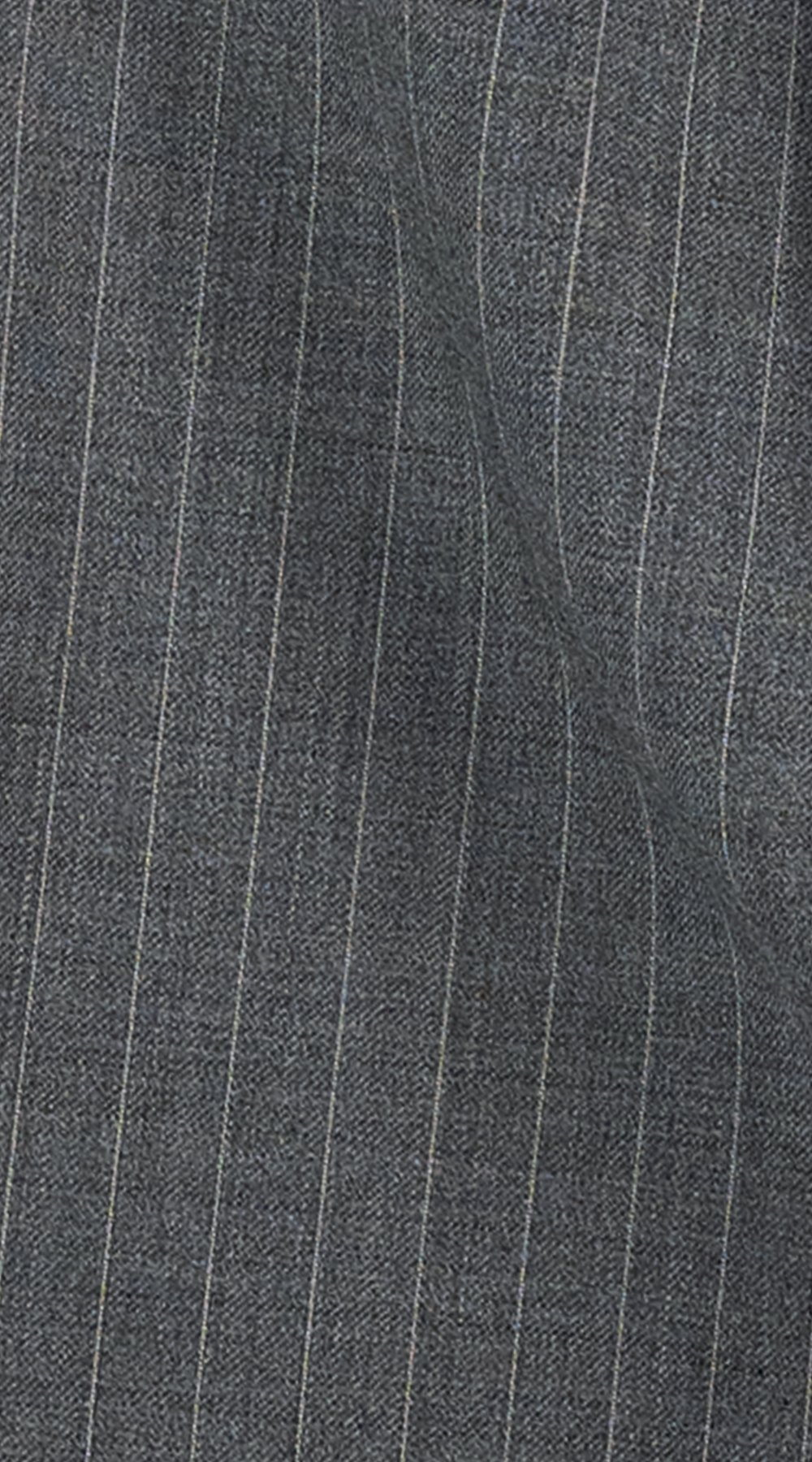 Charcoal Pinstripe Wool Three-Piece Suit
