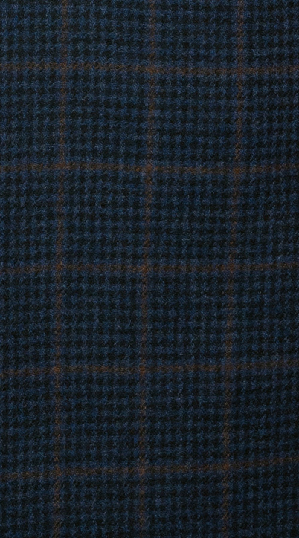 Midnight Blue Check Topcoat Midnight Blue Check Topcoat