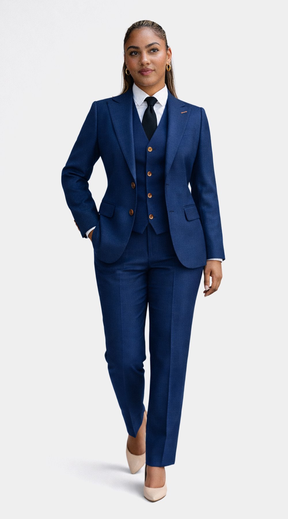 Cobalt Blue Birdseye Wool Suit