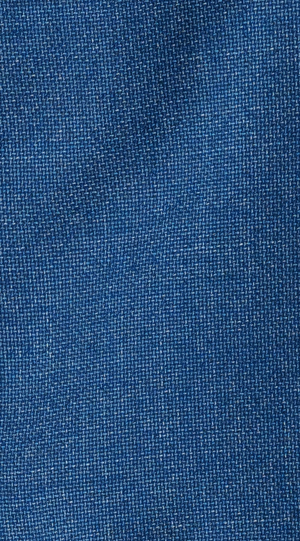 Denim Blue Hopsack Wool Suit