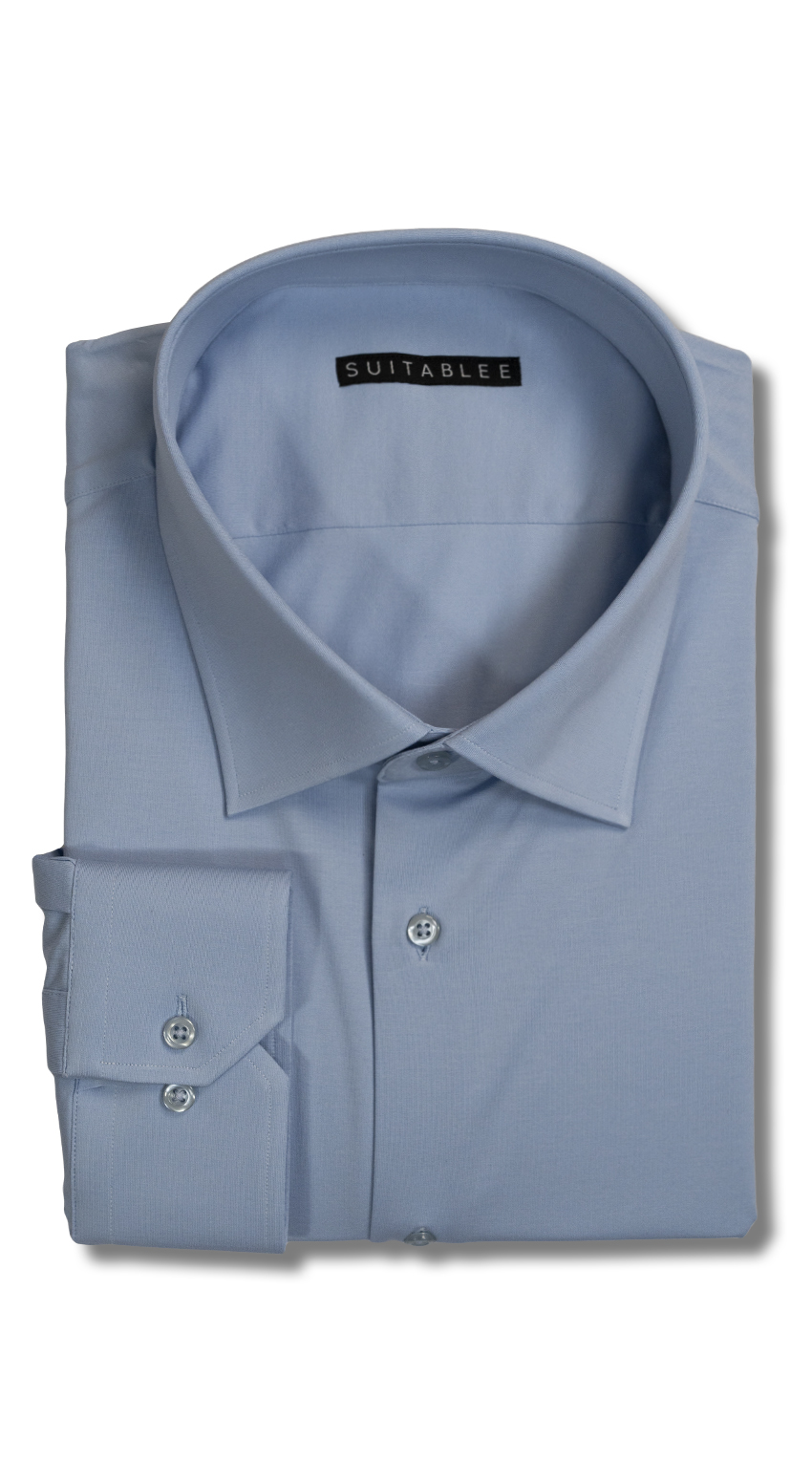 Blue Stretch Dress Shirt Blue Stretch Dress Shirt