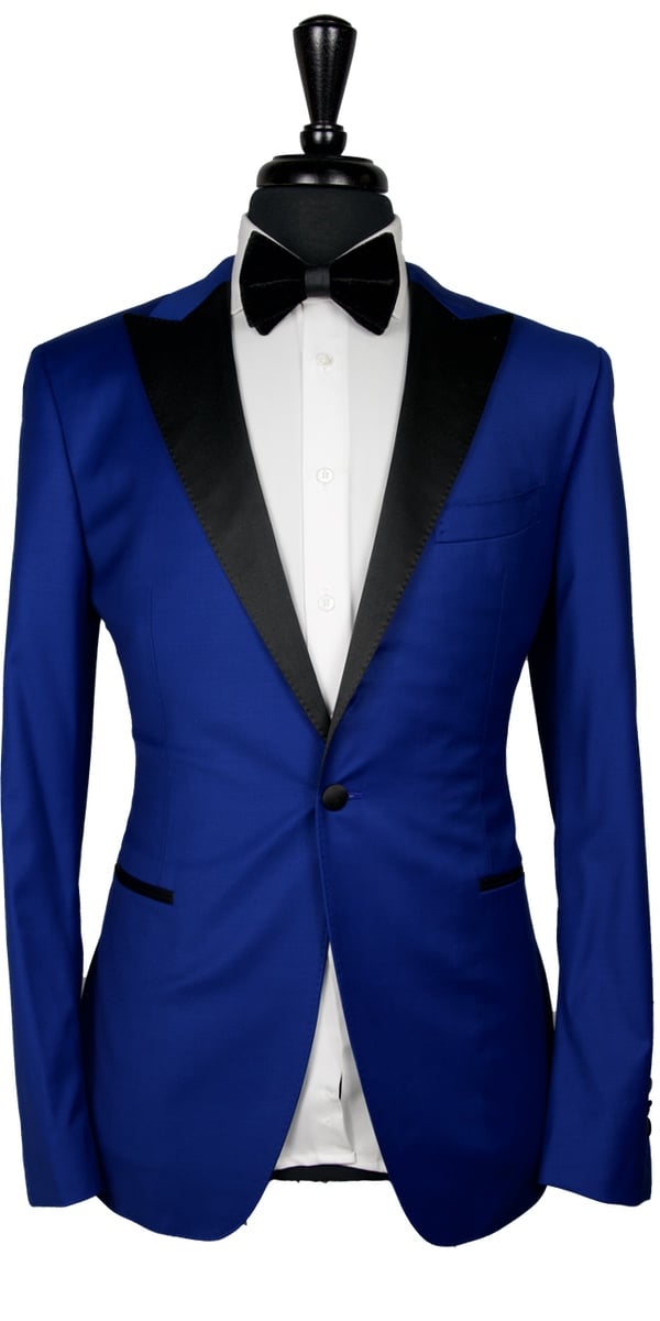 Dark Azure Wool Tuxedo Dark Azure Wool Tuxedo