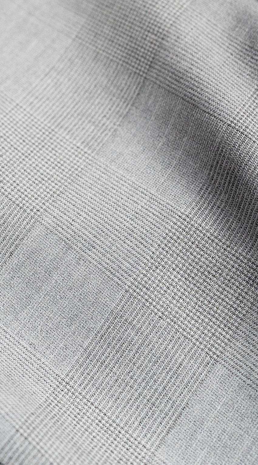 Grey Glen Plaid Double-Breasted Suit