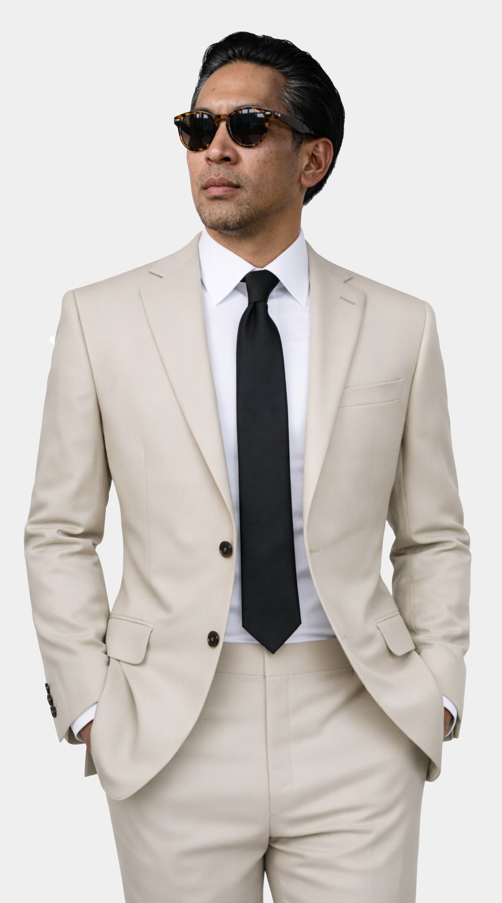 Ivory Sand Wool Suit Ivory Sand Wool Suit