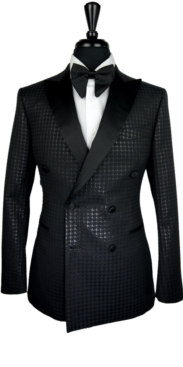 Black Classic Jacquard Tuxedo Black Classic Jacquard Tuxedo
