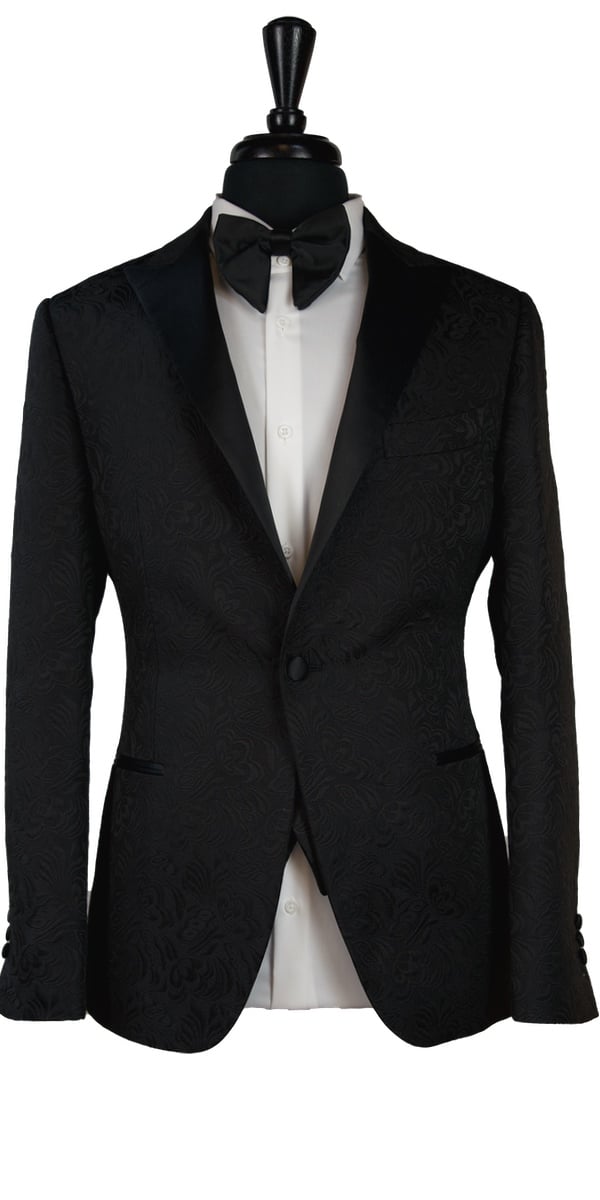 Black Jacquard Tuxedo Black Jacquard Tuxedo