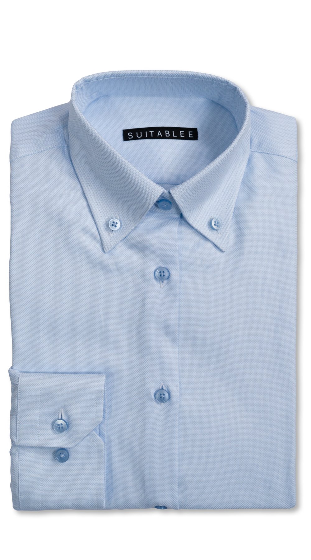 Chemise Habillée Oxford Bleu Ciel
