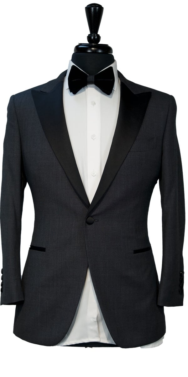 Dark Grey Birdseye Tuxedo Dark Grey Birdseye Tuxedo
