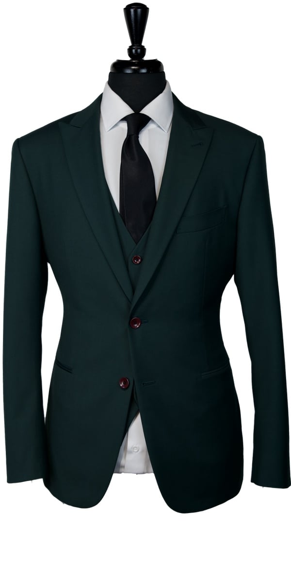 Forest Green Wool Suit