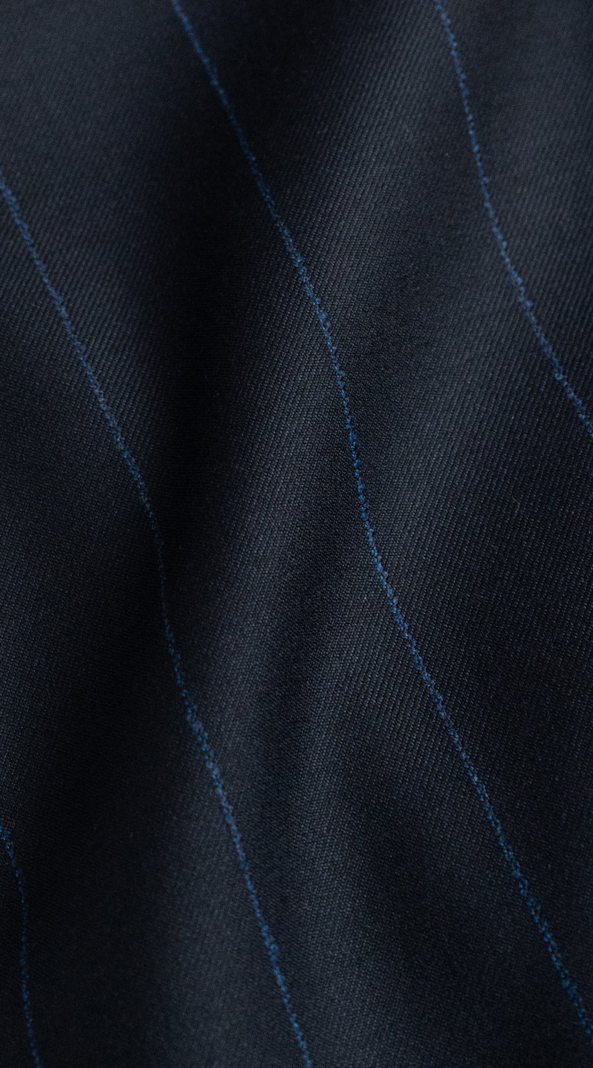Midnight Blue Pinstripe Suit