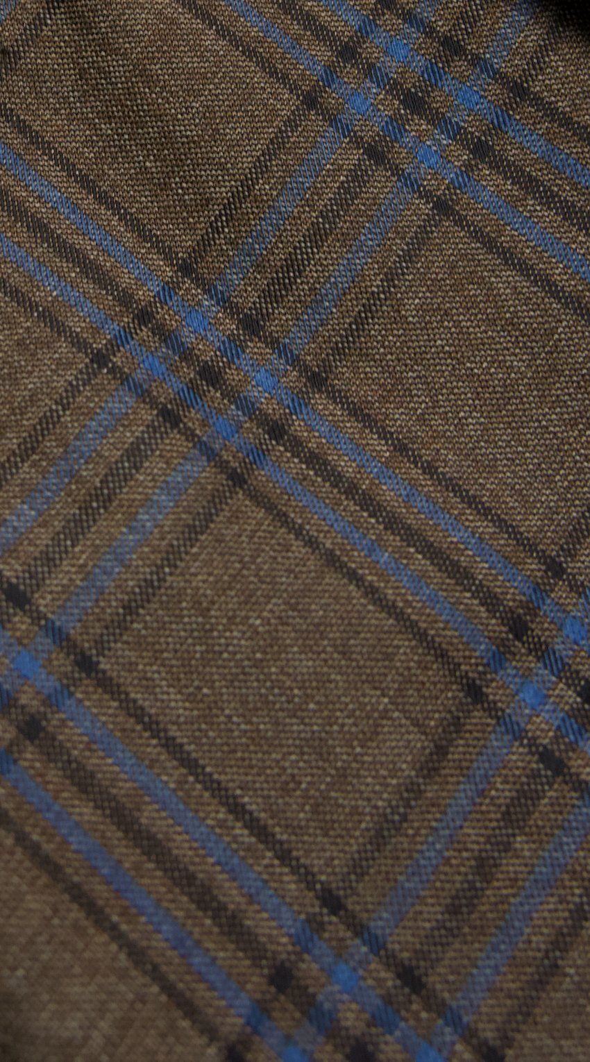 Coffee Check Wool Suit Coffee Check Wool Suit