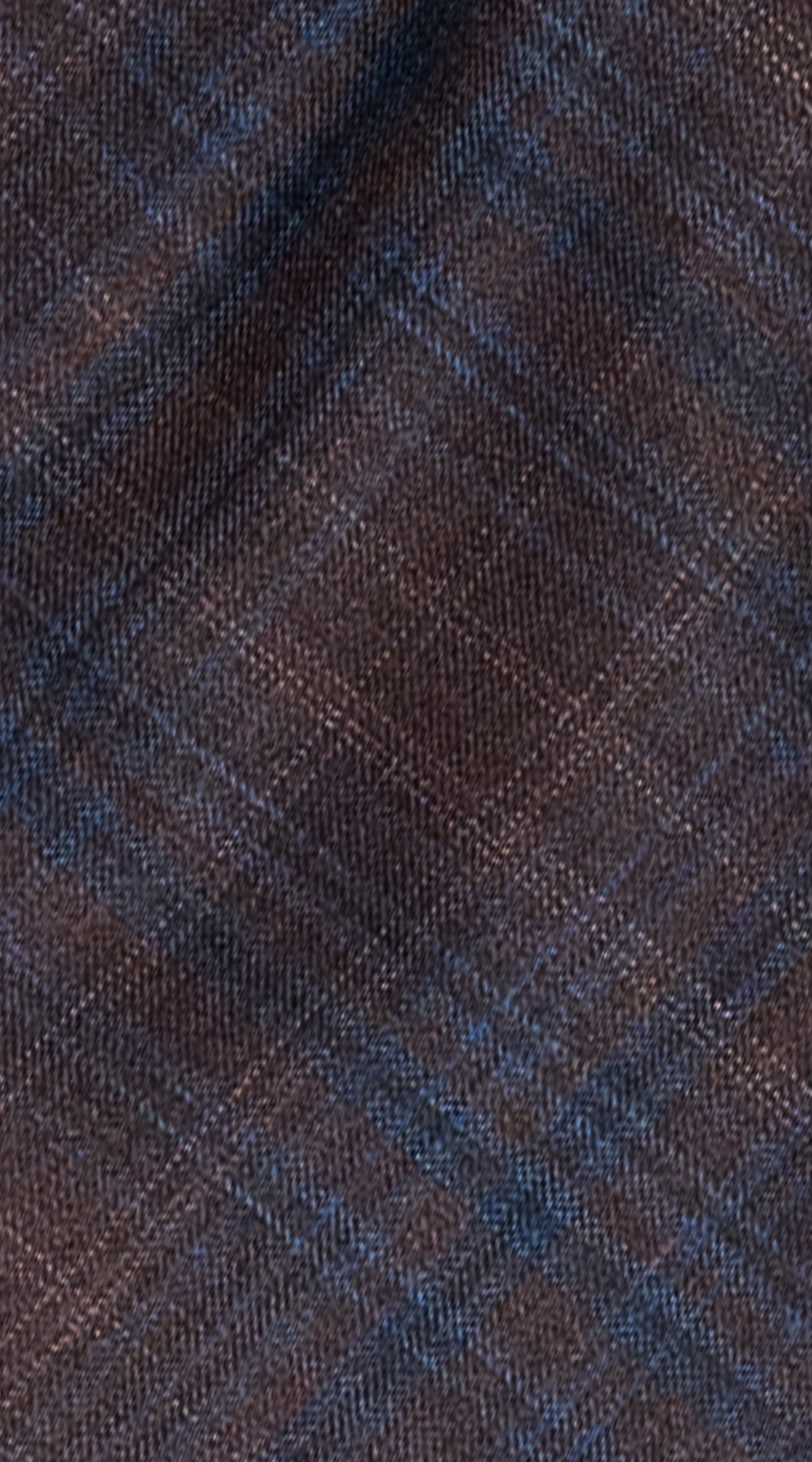 Mocha Blue Plaid Three-Piece Suit 