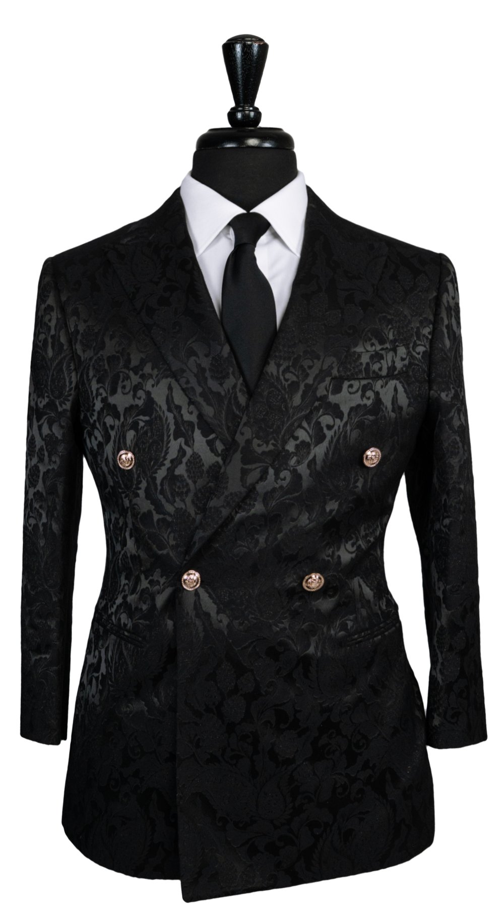 Regent Black Jacquard Suit Regent Black Jacquard Suit
