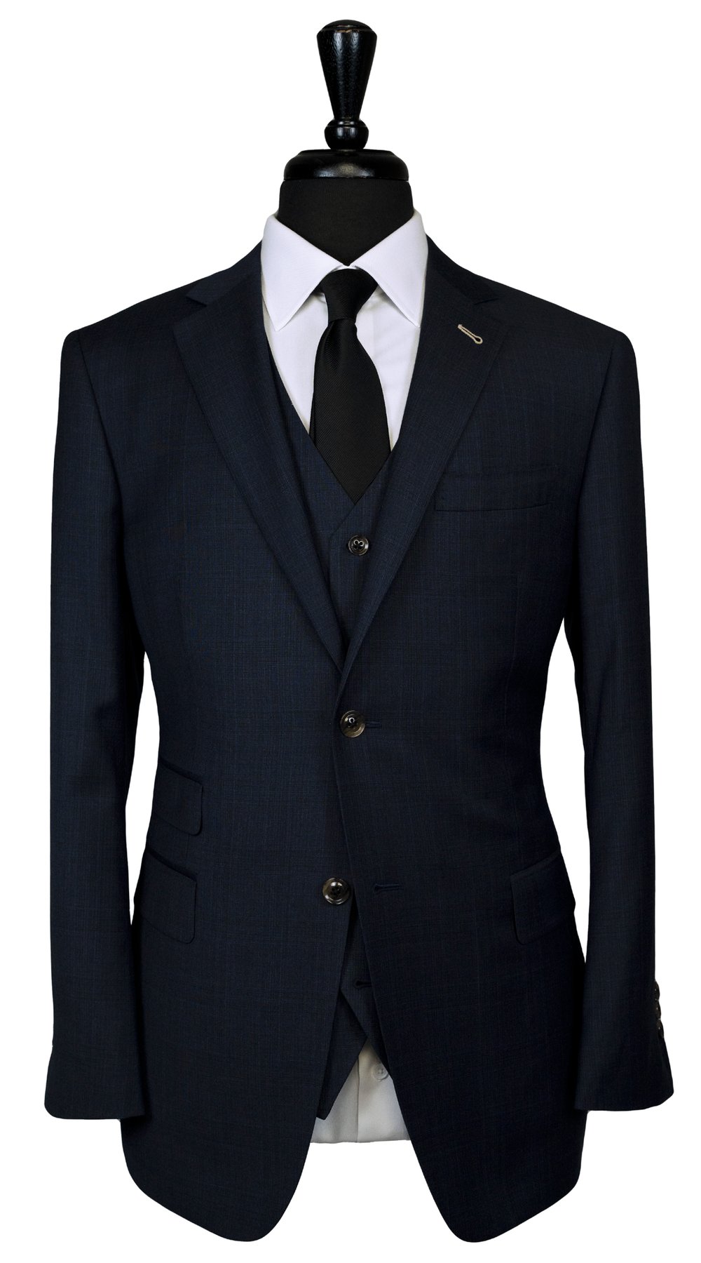 Deep Teal Classic Three-Piece Suit Deep Teal Classic Three-Piece Suit
