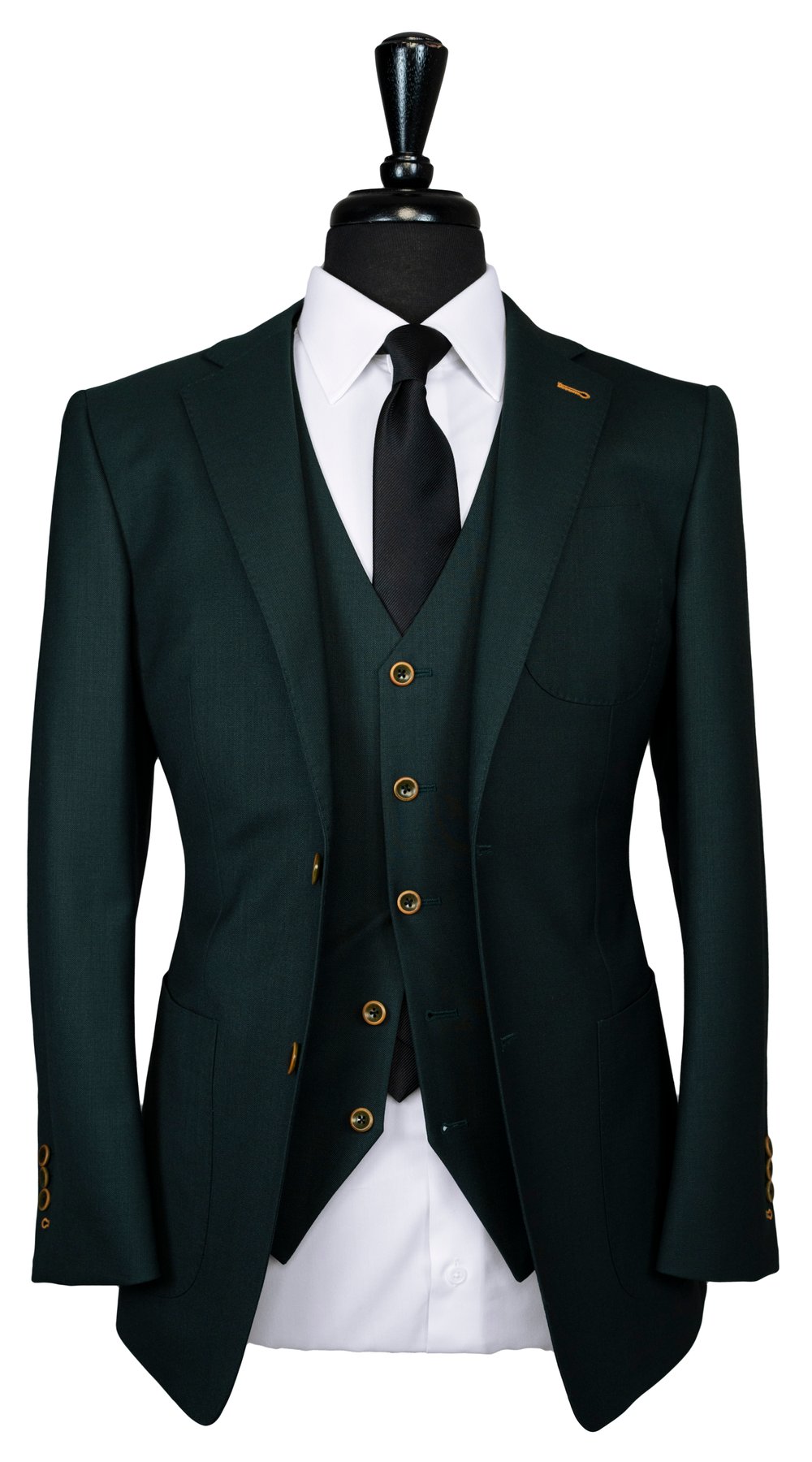 Hunter Green Three-Piece Suit Hunter Green Three-Piece Suit