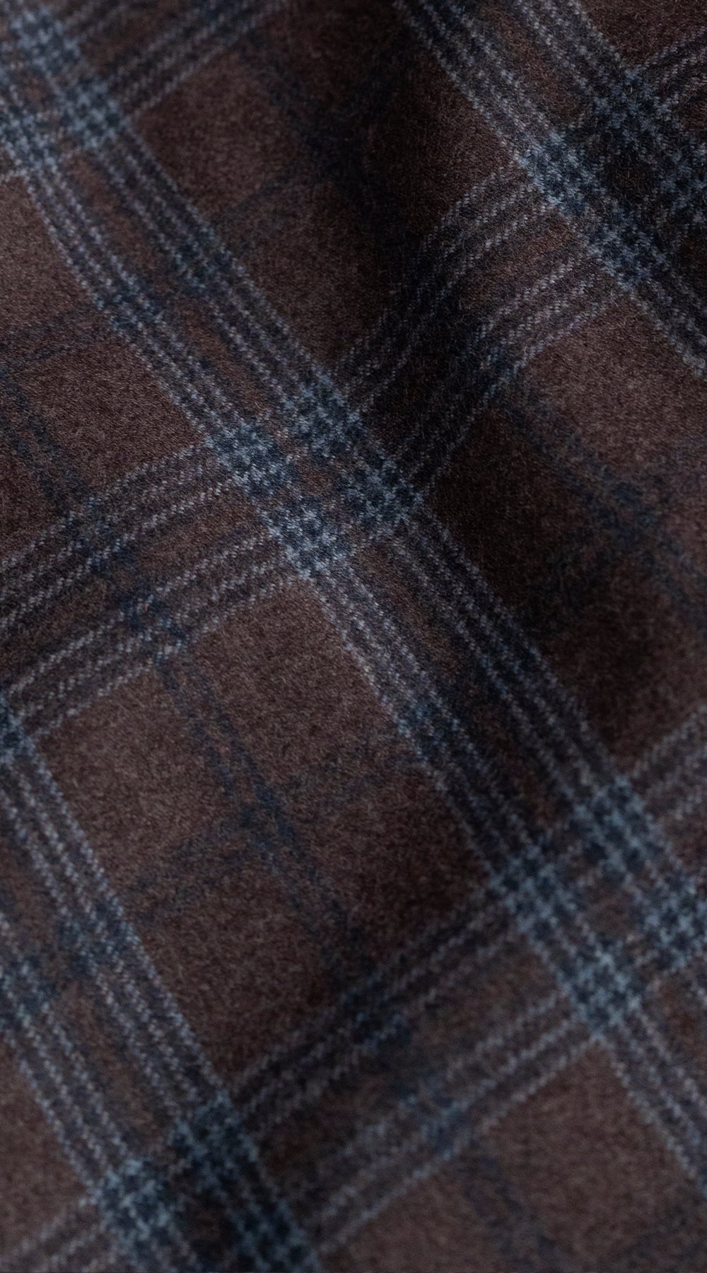 Chestnut Blue Plaid Double-Breasted Suit Chestnut Blue Plaid Double-Breasted Suit