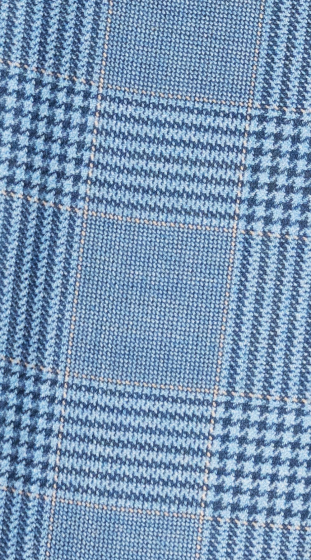 Sky Blue Glen Plaid Suit Sky Blue Glen Plaid Suit