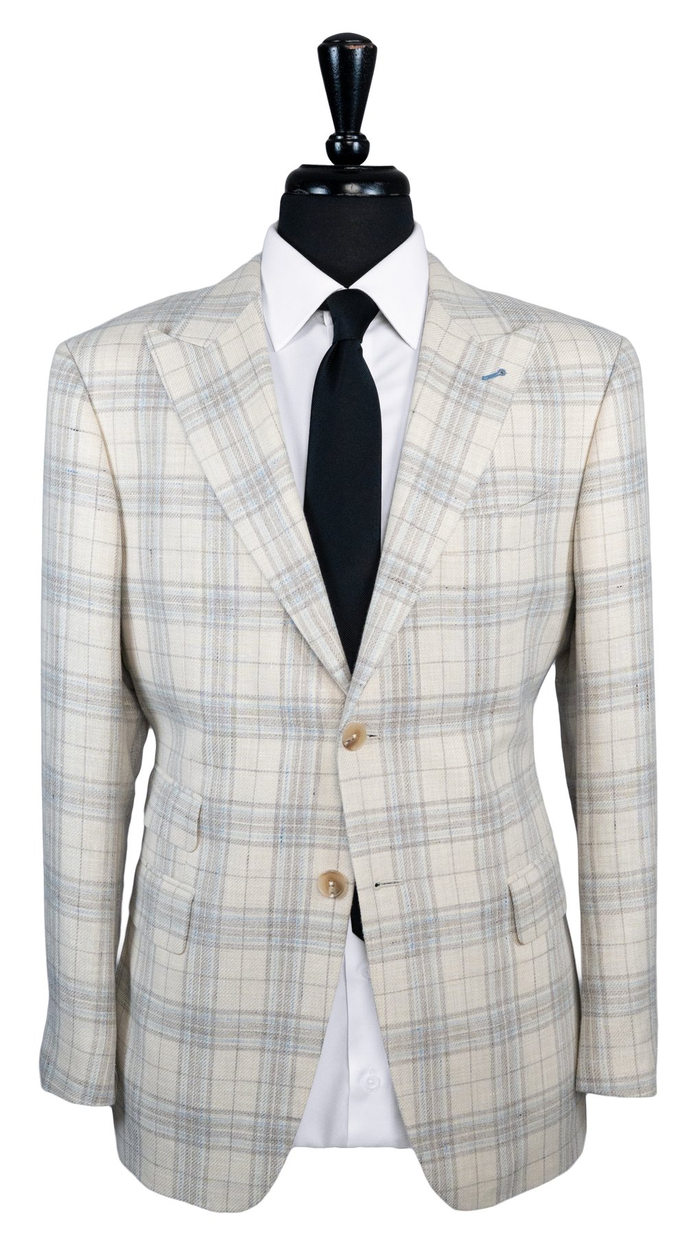 Beige Brown Plaid Suit Beige Brown Plaid Suit