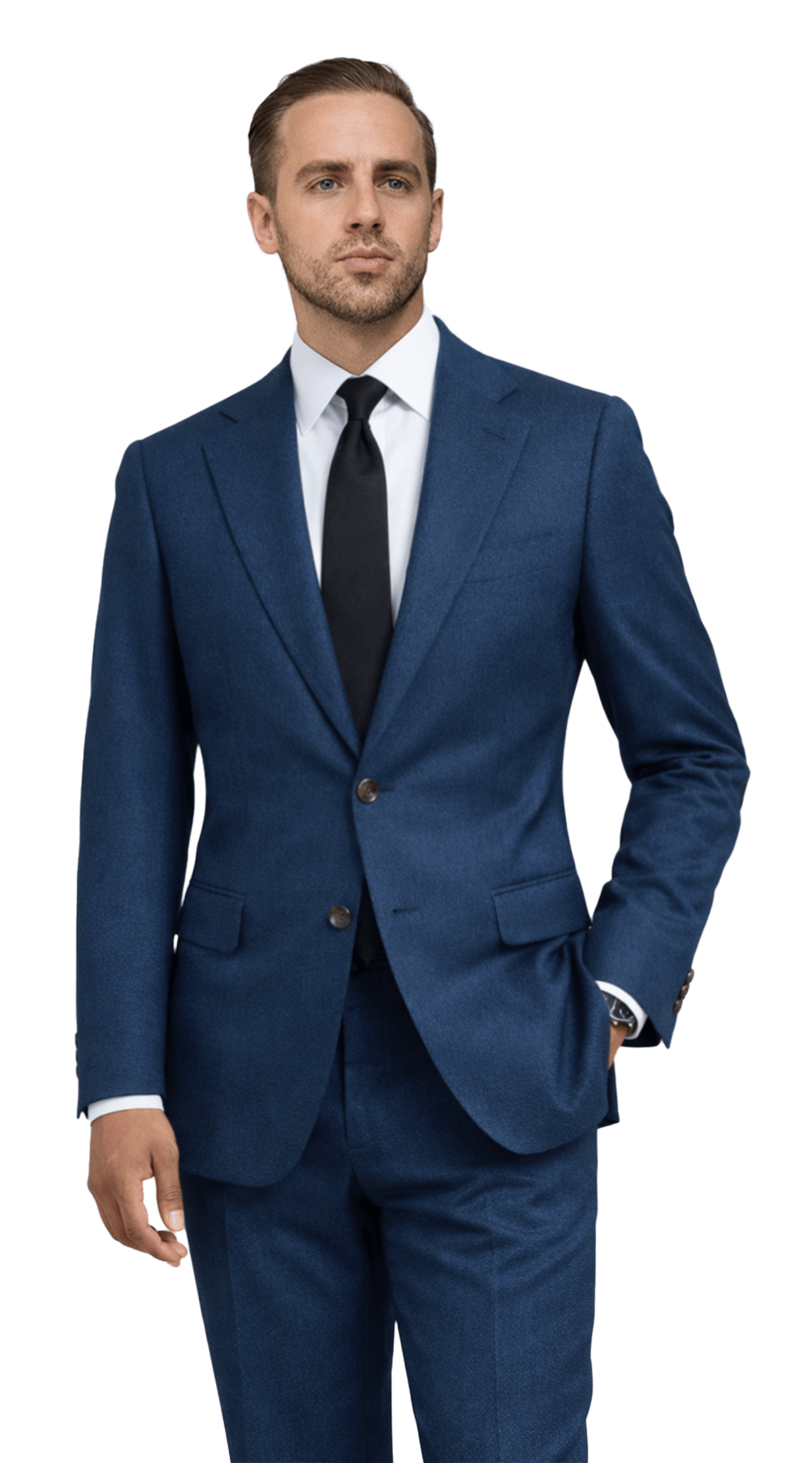 Complet Laine Bleu Horizon